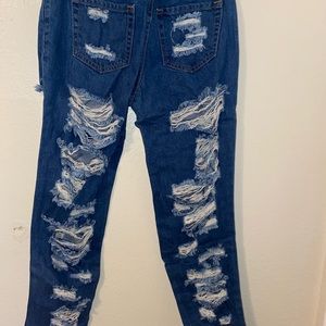 Fashion Nova Distressed Jeans
